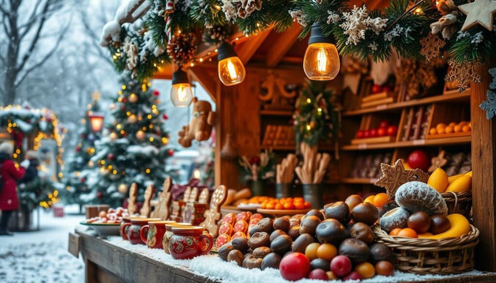 Christmas market food