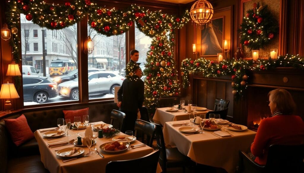 holiday dining in NYC