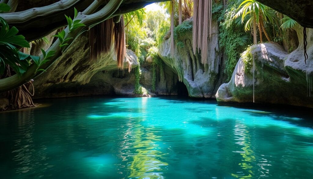 open-air cenotes